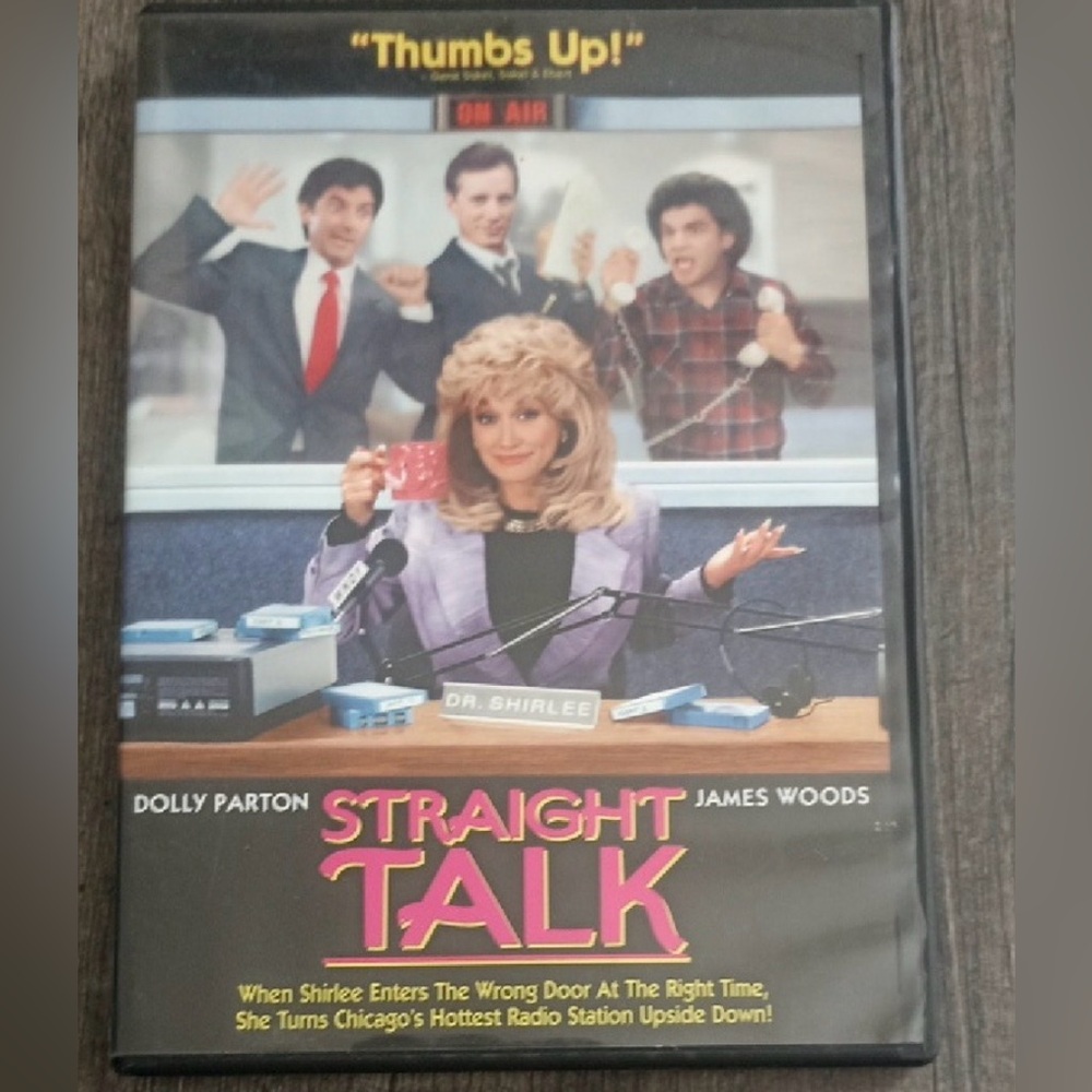💄☕️🎤📆1992 Dolly Parton in Straight Talk 2011 DVD EUC
